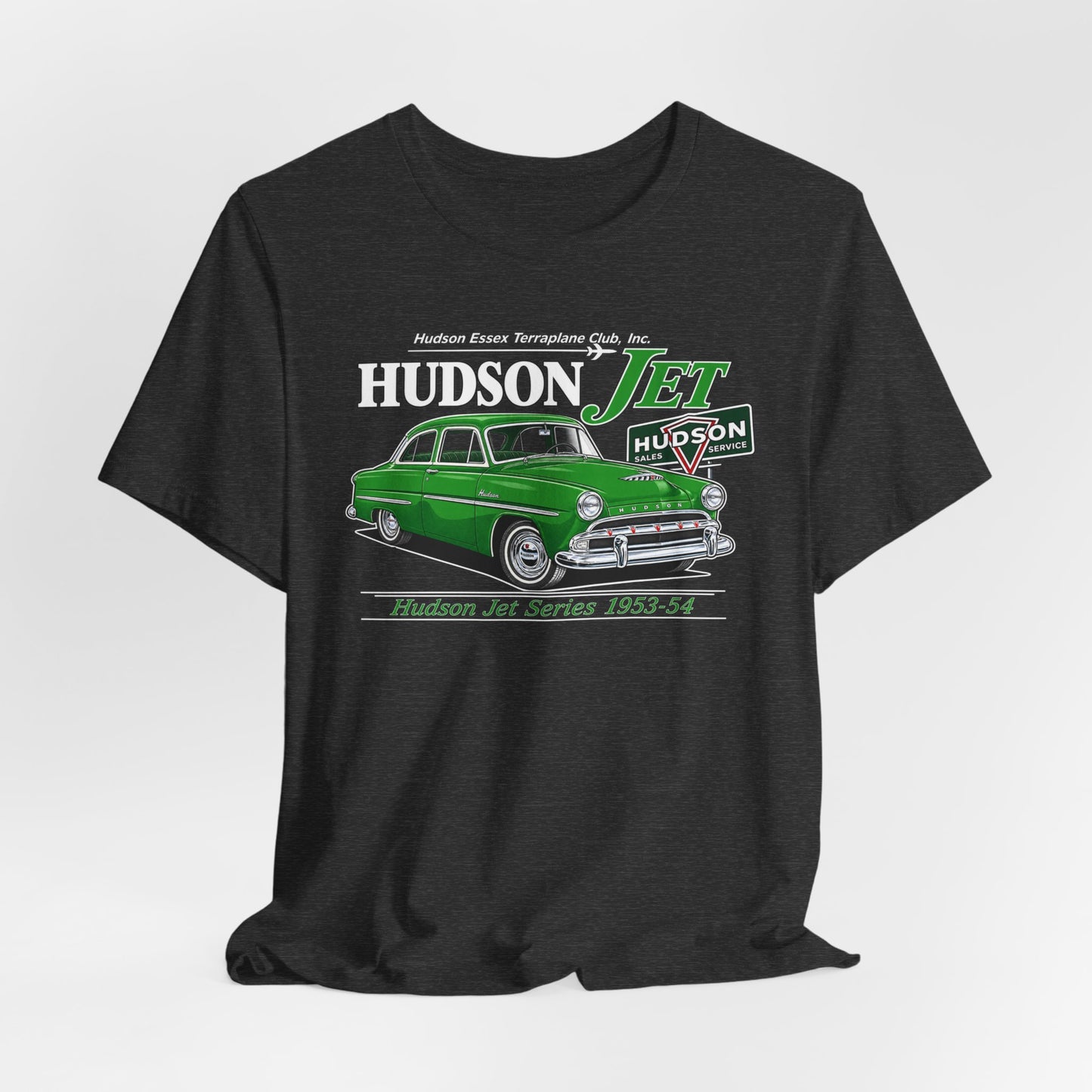 Hudson Essex Terraplane Club — Hudson Jet Classic Car T-Shirt  Vintage 1953–54