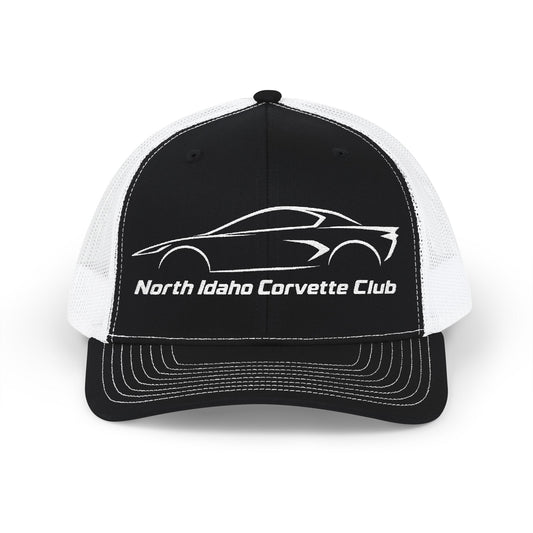 North Idaho Corvette Club Embroidered Snapback Trucker Cap - Richardson · 112