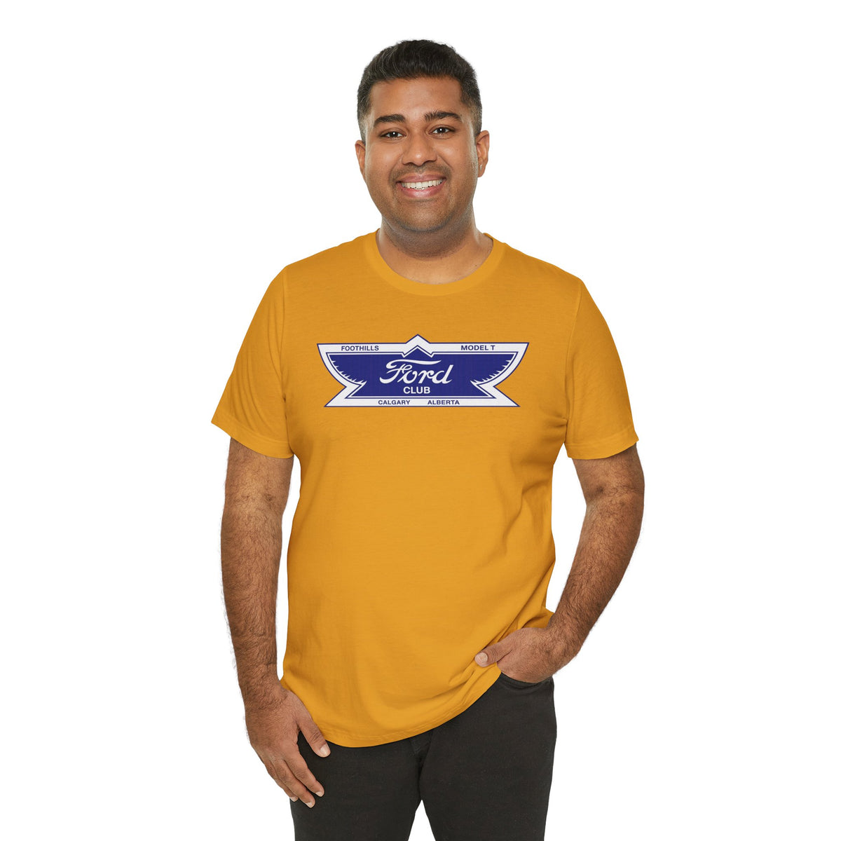 Foothills Model T Club Unisex Soft Tee -  Large Chest Logo