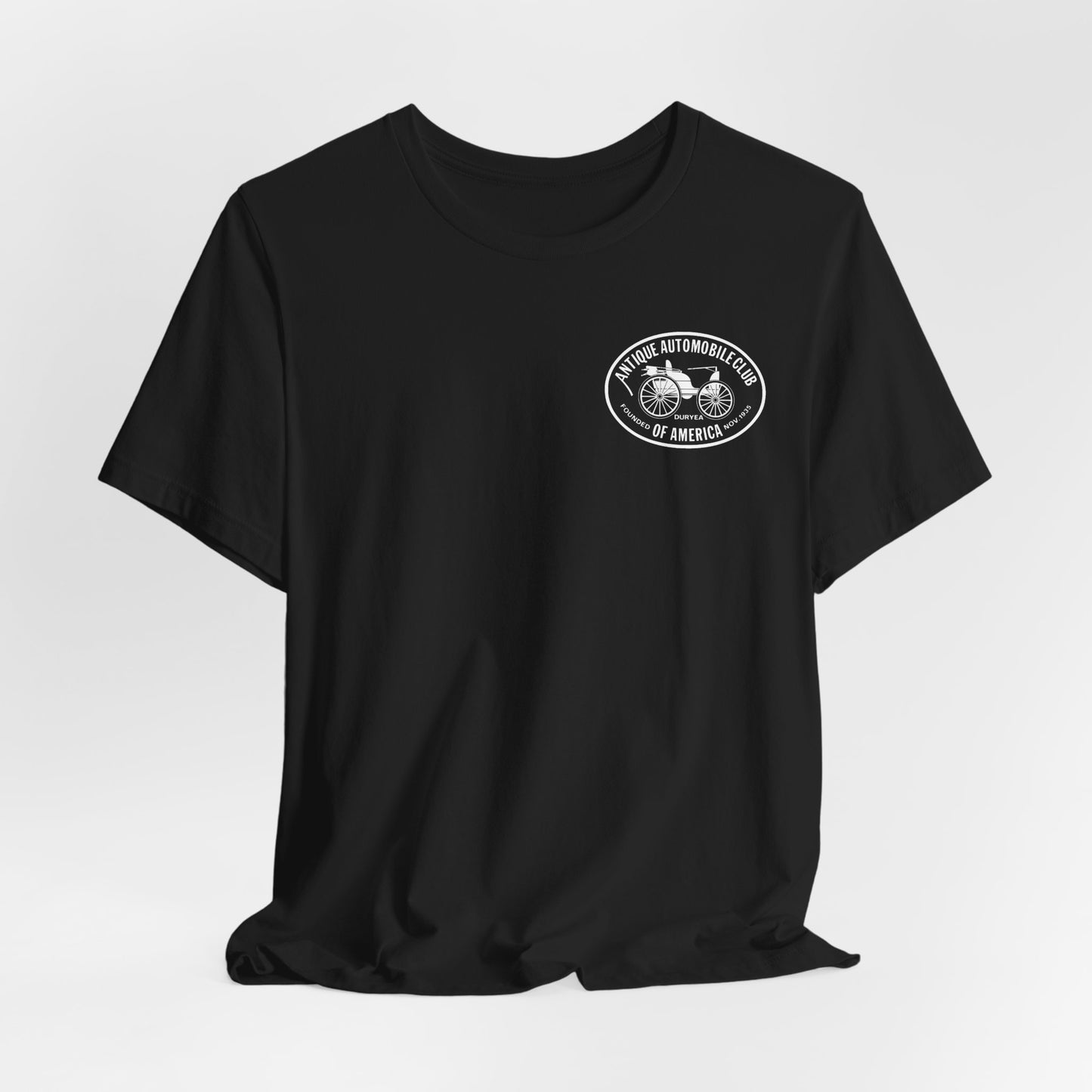Shenandoah Region AACA Tee — Small AACA Front Logo and Large Shenandoah Region AACA Back Logo
