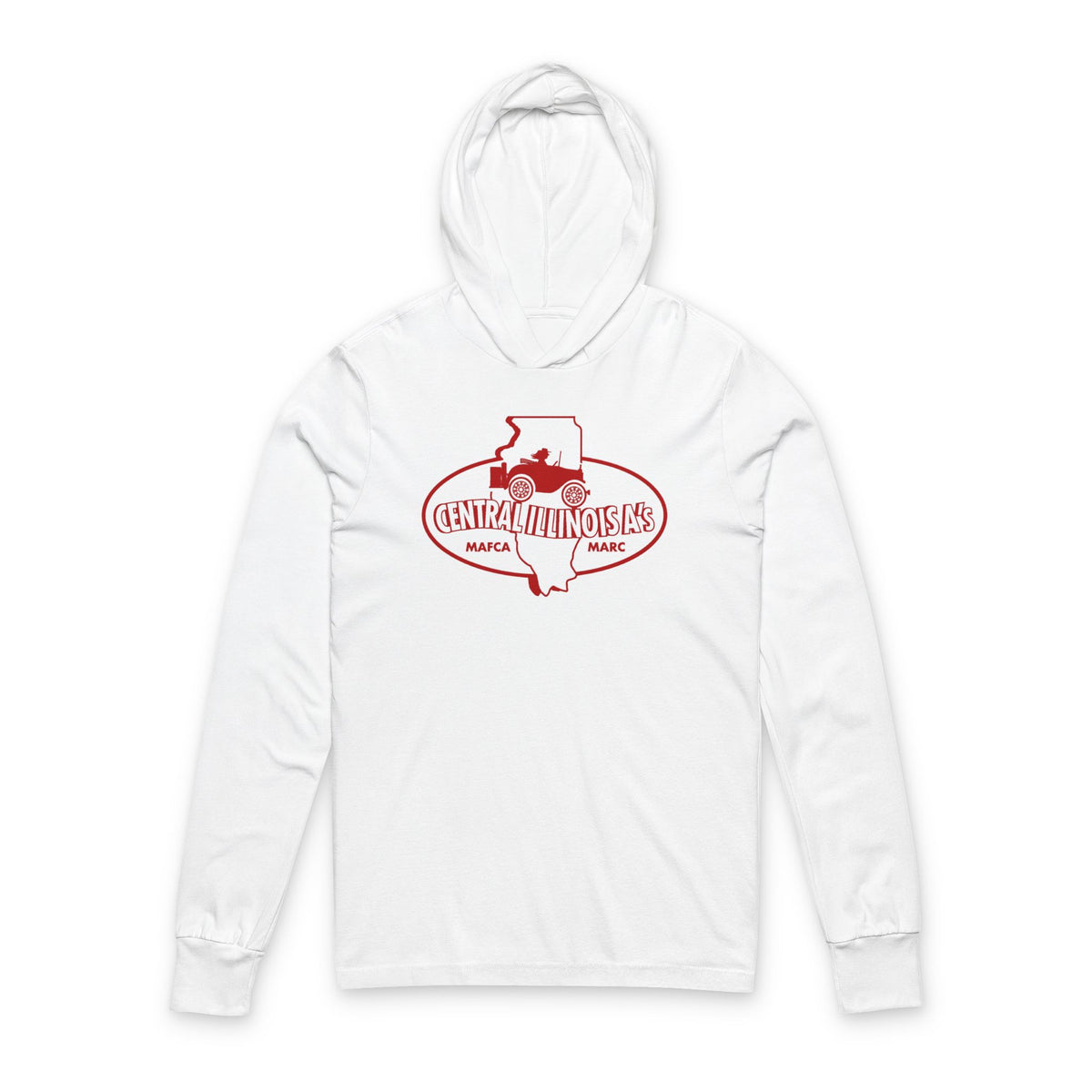 Central Illinois A's Long-Sleeve Hooded Shirt