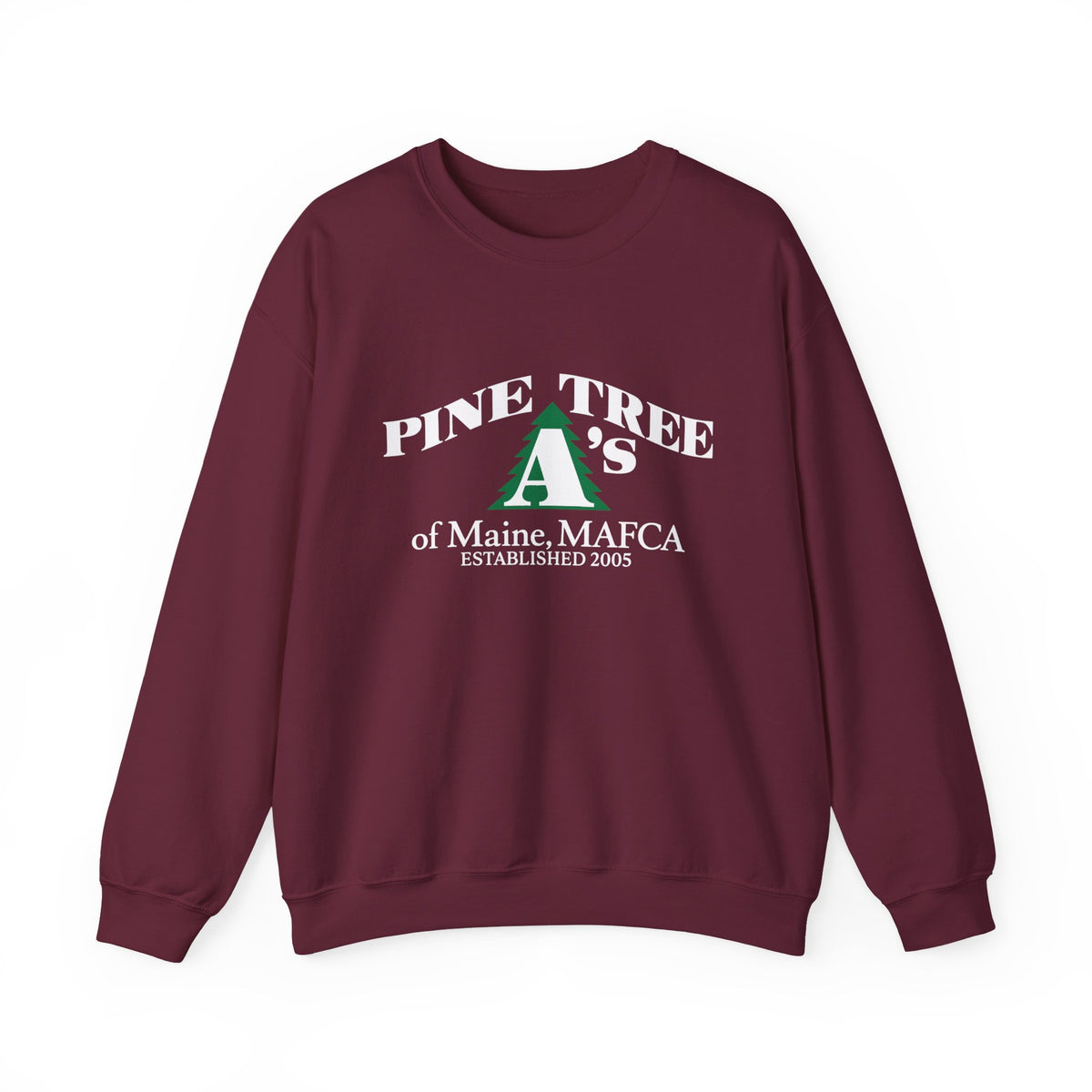 Pine Tree A's of Maine, MAFCA — Unisex Heavy Blend™ Crewneck Sweatshirt