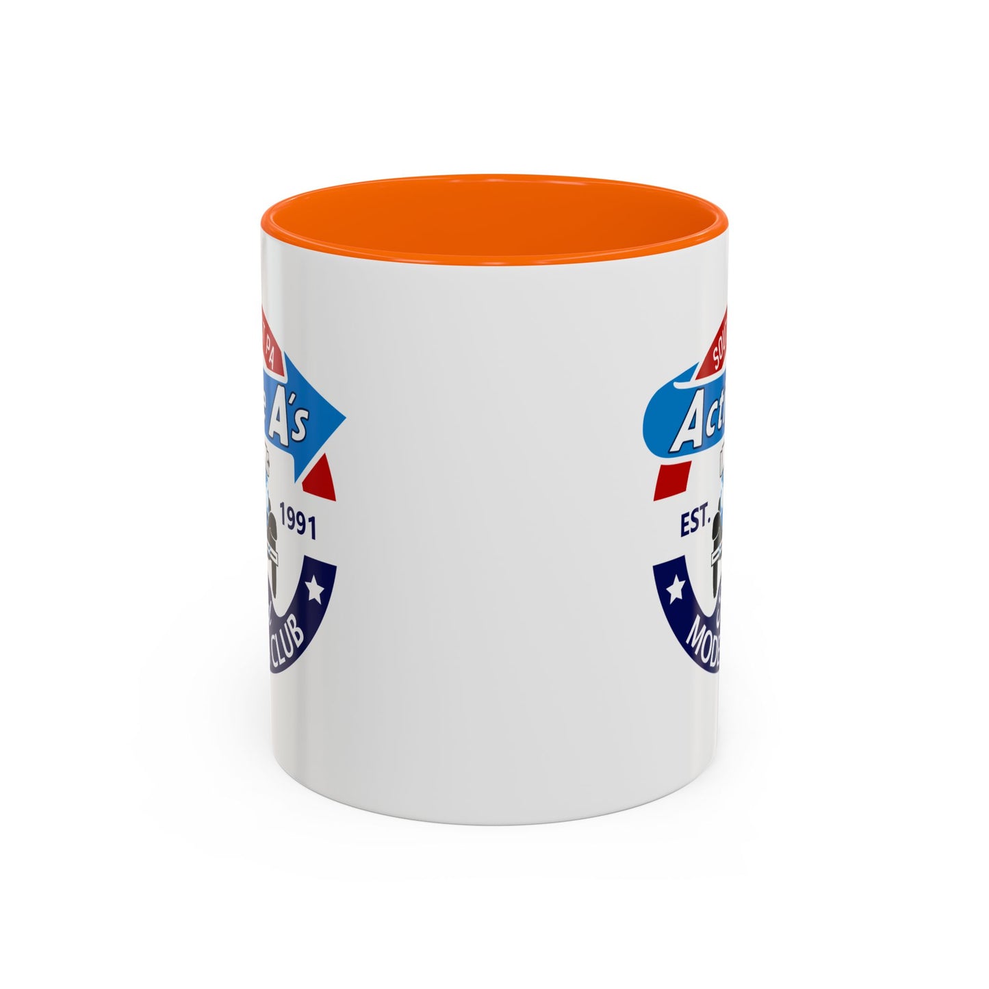 Ford Model A Club Coffee Mug — "Active A's" Southeast PA Vintage Car Design (11/15 oz)