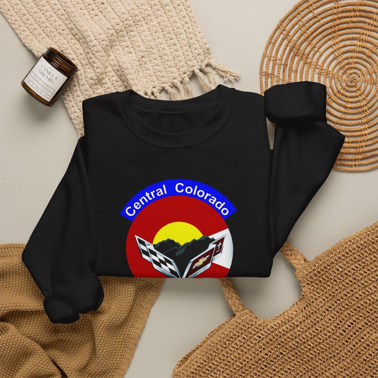 Central Colorado Corvette Club Crewneck Sweatshirt