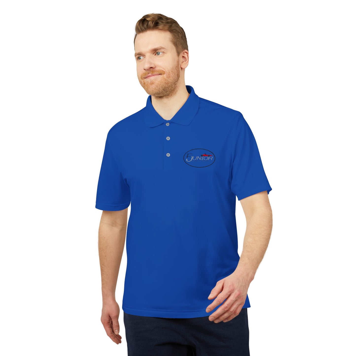 F Junior Historic N. America Performance Polo Shirt — Logo Embroidered