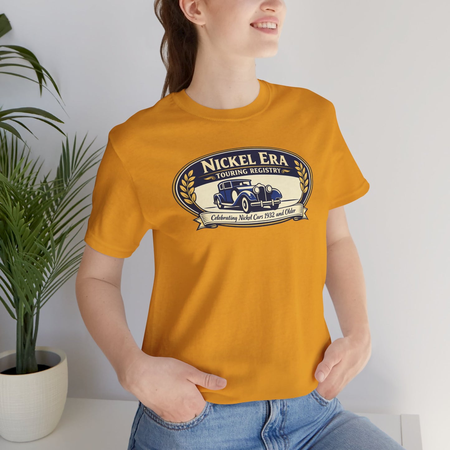 Nickel Era Touring Registry Tee — Vintage Classic Car T‑Shirt