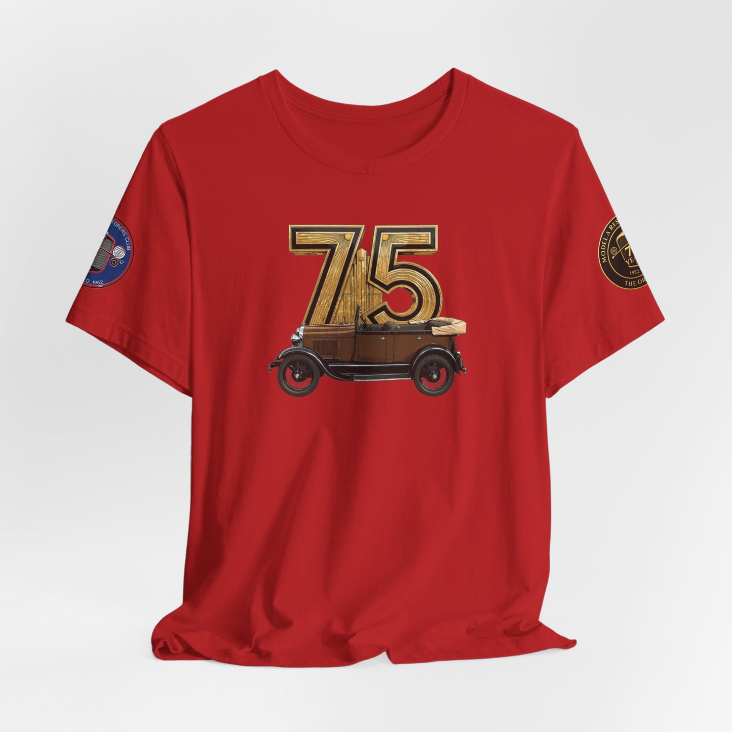 MARC 75th Anniversary Tee with Touring car and MARC logos on both sleeves