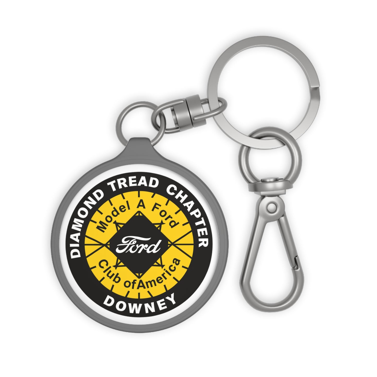 Diamond Tread Chapter Downey Keyring