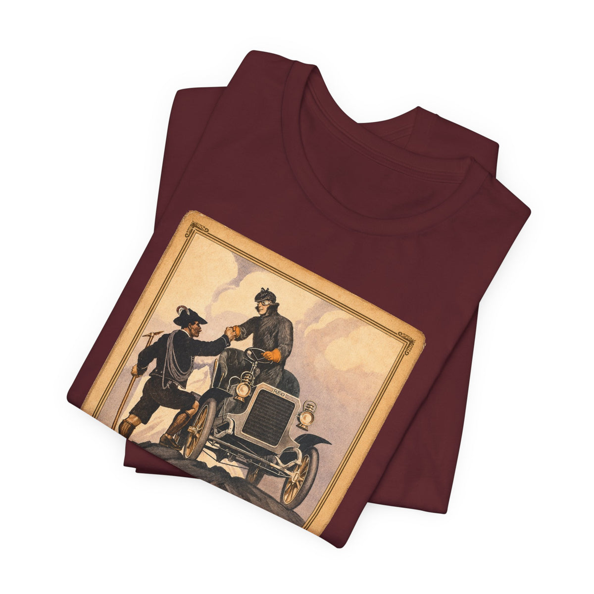 REO Mountain Climbers Vintage Tee — Unisex Soft Short Sleeve Tee