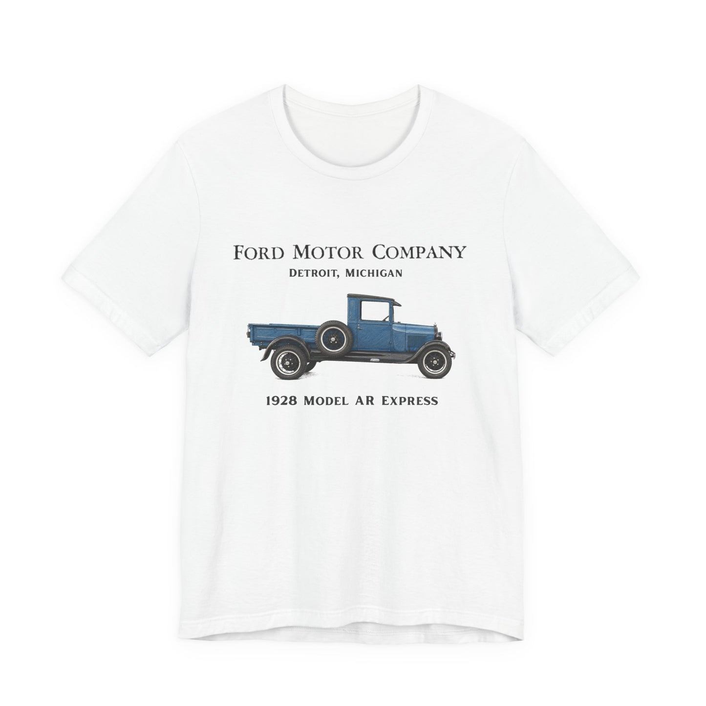 1928 Ford Model AR Express - Unisex Jersey Short Sleeve Tee (RBS)