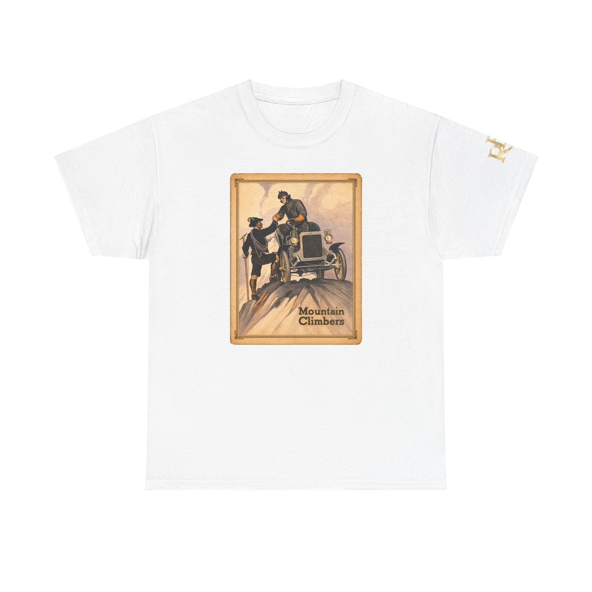 REO Mountain Climbers Vintage Tee — Unisex Heavy Cotton Tee