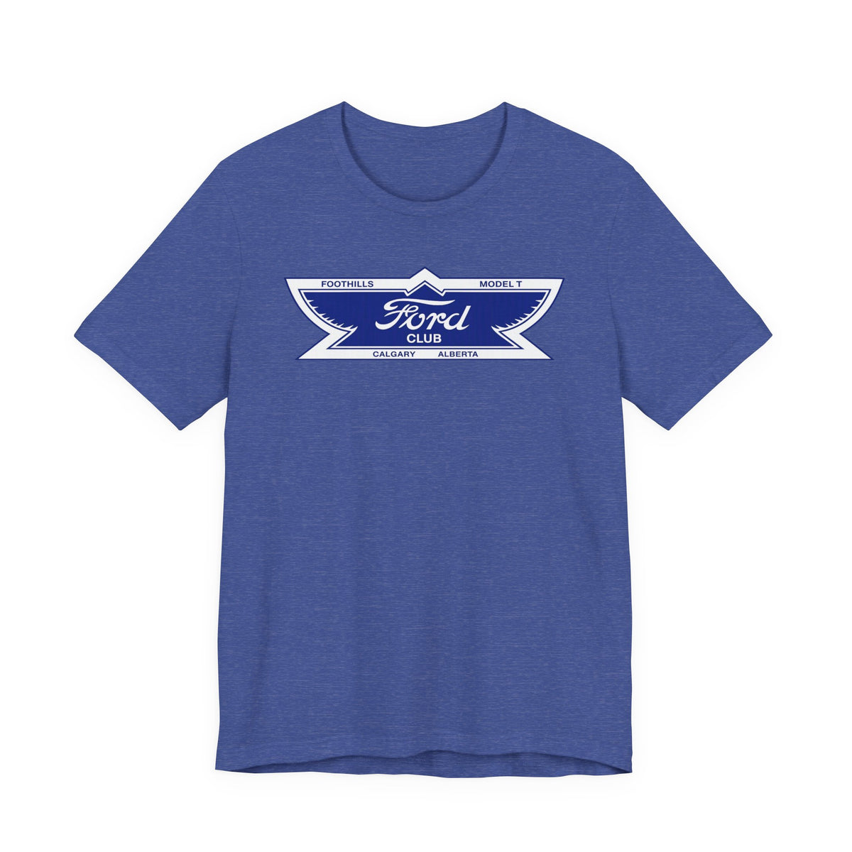 Foothills Model T Club Unisex Soft Tee -  Large Chest Logo