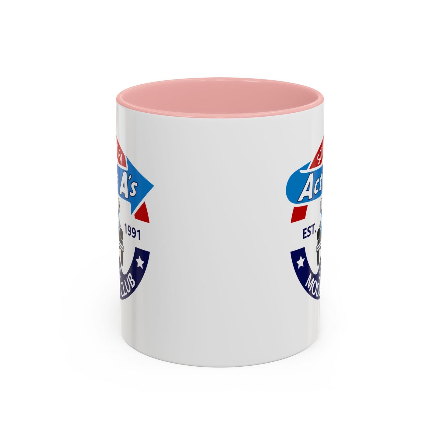 Ford Model A Club Coffee Mug — "Active A's" Southeast PA Vintage Car Design (11/15 oz)