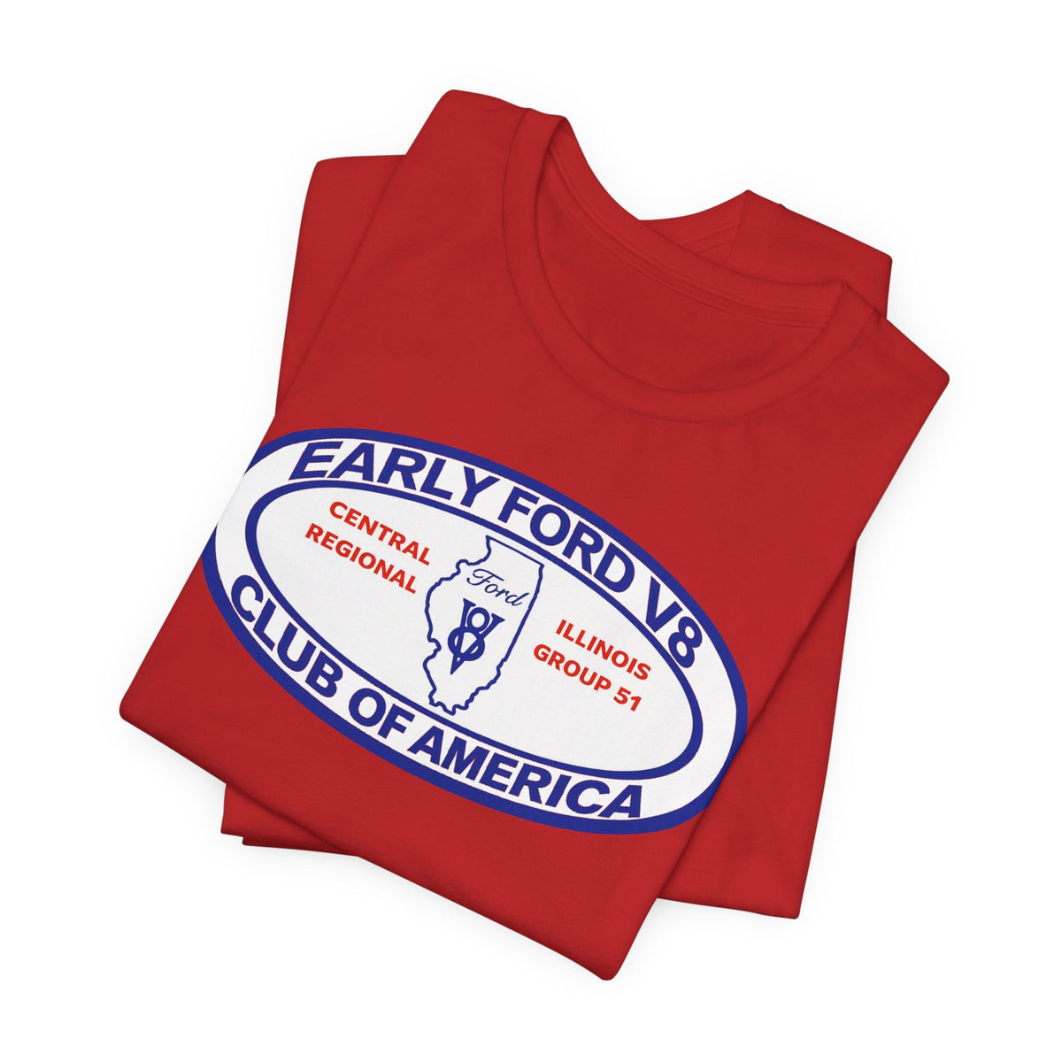 Central Illinois Early Ford V8 T‑Shirt — Unisex Soft Short Sleeve Tee