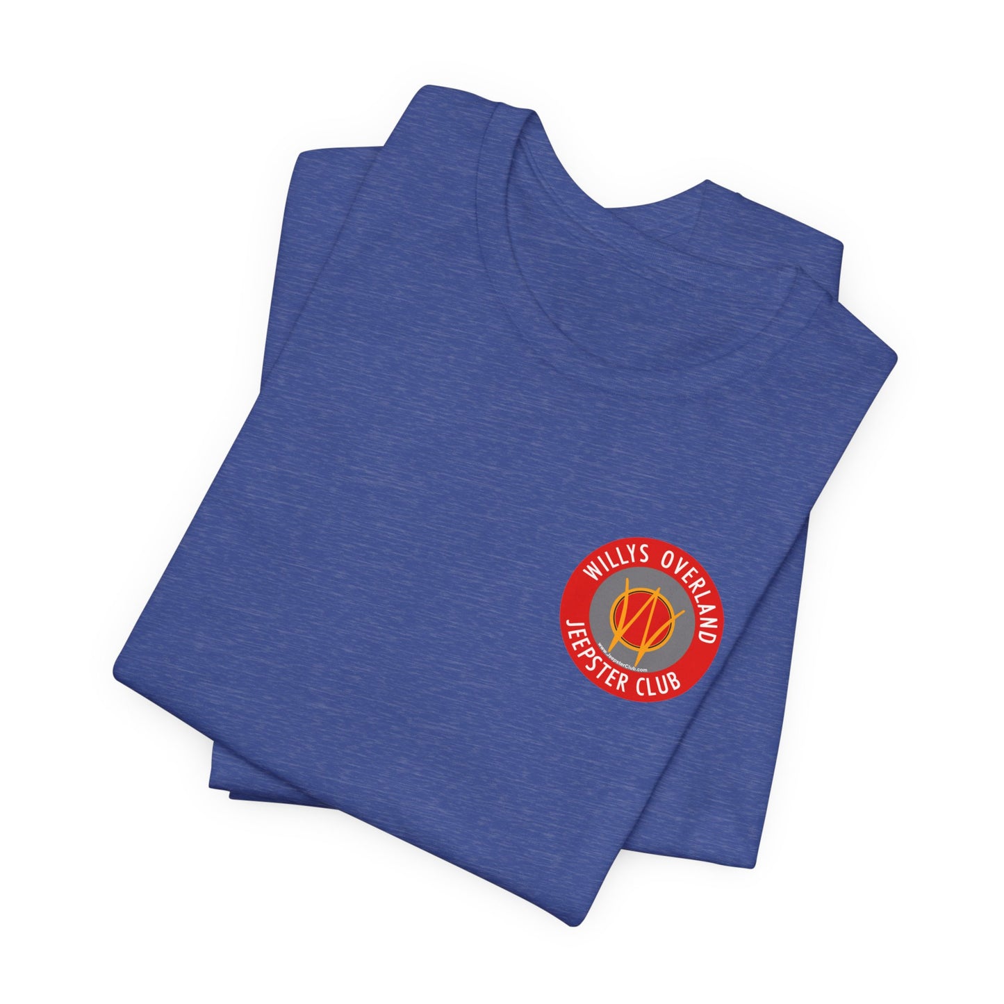 Willys Overland Jeepster Club T‑Shirt — Front and Back Logos