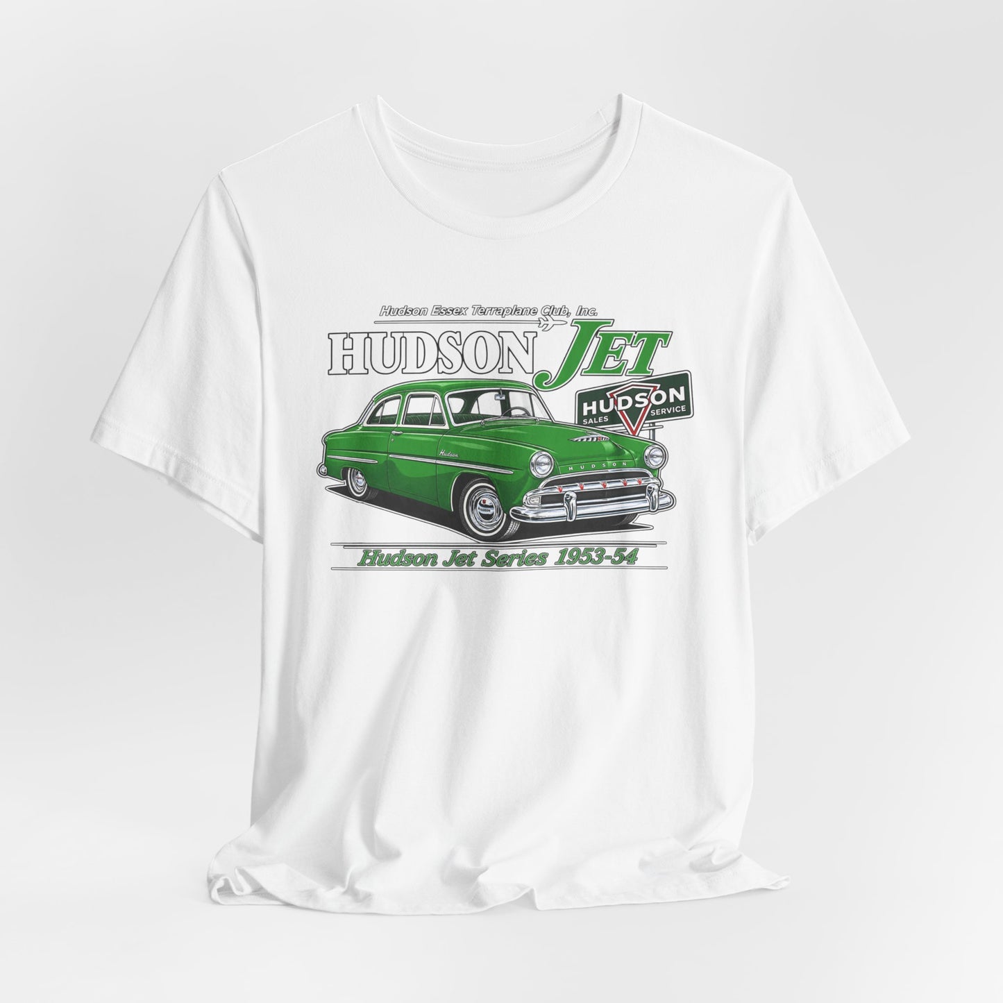 Hudson Essex Terraplane Club — Hudson Jet Classic Car T-Shirt  Vintage 1953–54