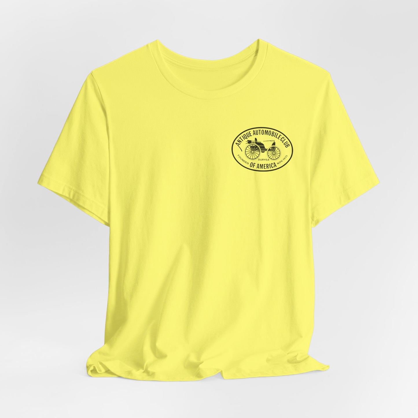 Shenandoah Region AACA Winchester VA Tee - Small AACA Logo Front and Large Shenandoah Region AACA Logo on Back