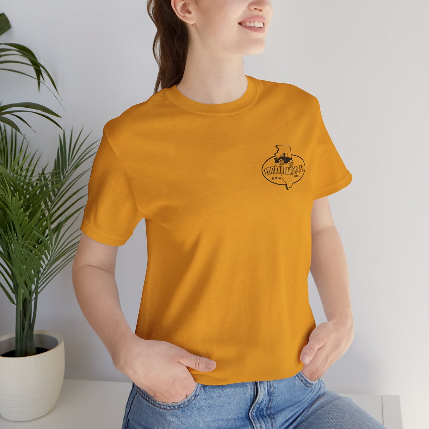 Central Illinois A's Small Logo T-Shirt — Unisex Jersey Short Sleeve Tee
