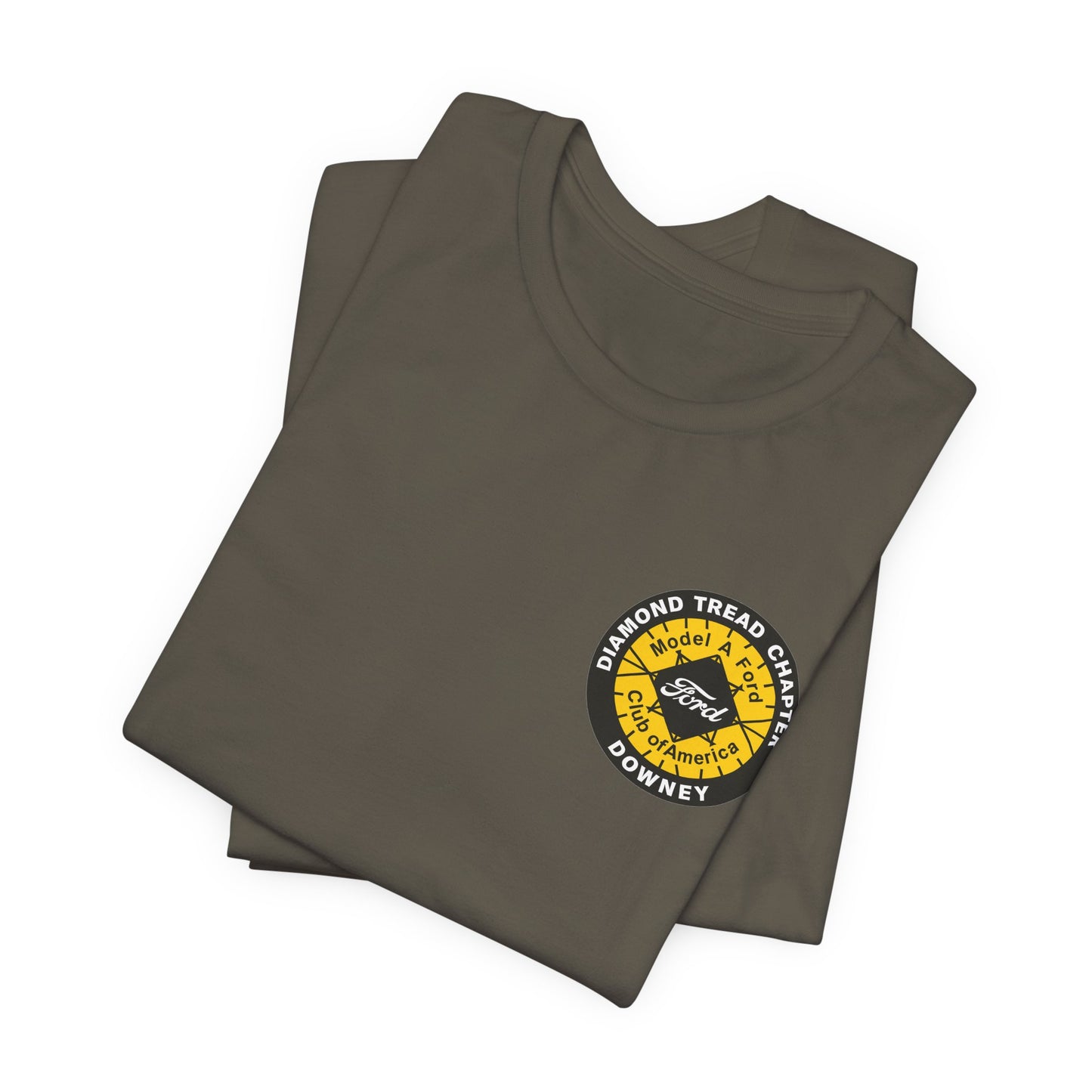 Diamond Tread Chapter Downey T-Shirt — Front and Back Logos