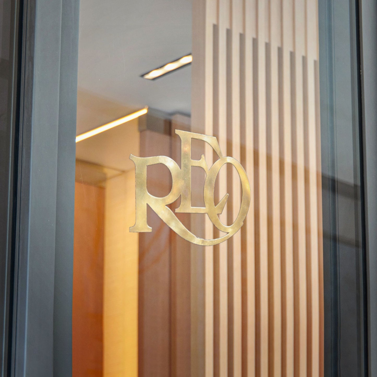 Gold Foil REO Die-Cut Sticker — Looks great on your car trailer!