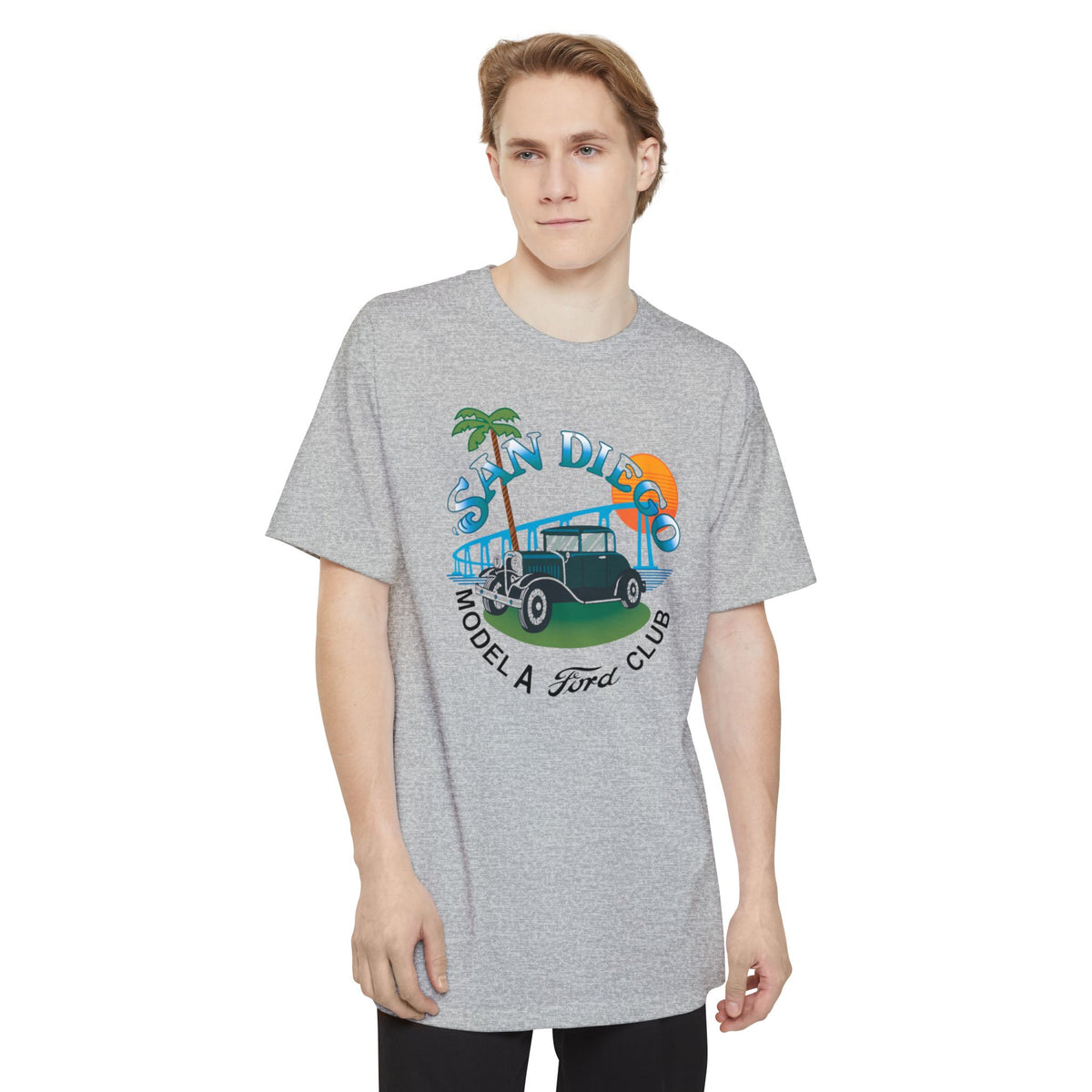 San Diego Model A Ford Club T-Shirt — Unisex Tall Beefy-T® T-Shirt