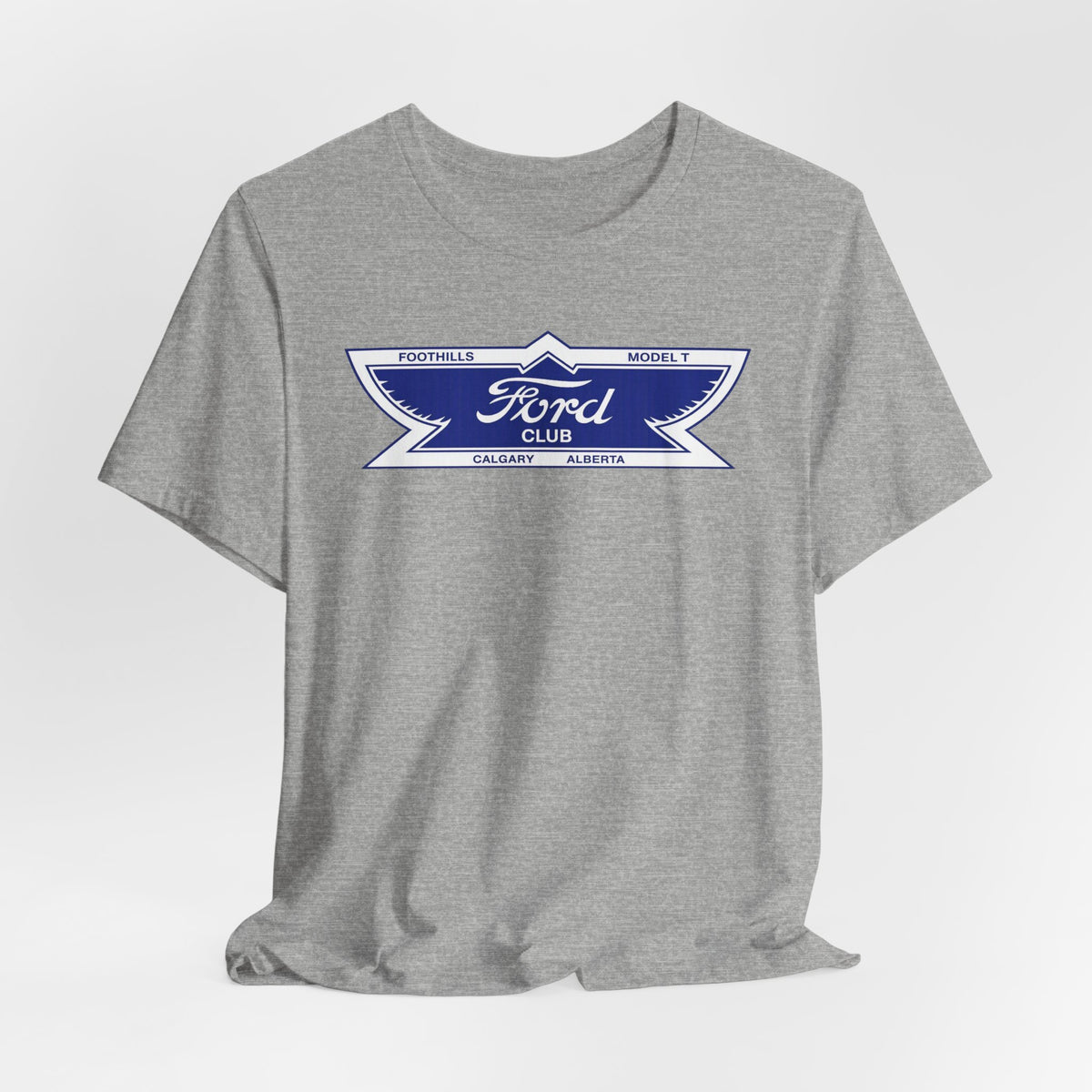 Foothills Model T Club Unisex Soft Tee -  Large Chest Logo