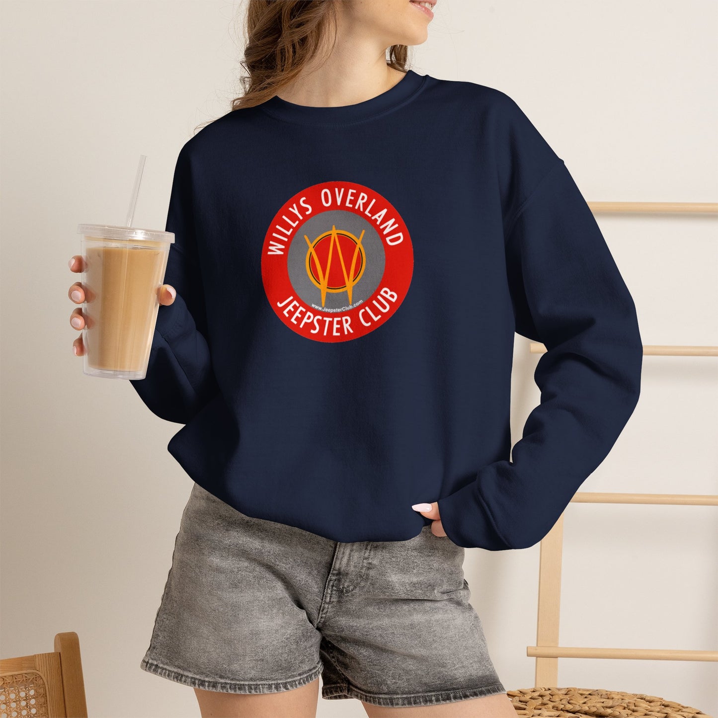Willys Overland Jeepster Club Sweatshirt - Unisex Heavy Blend™ Crewneck Sweatshirt