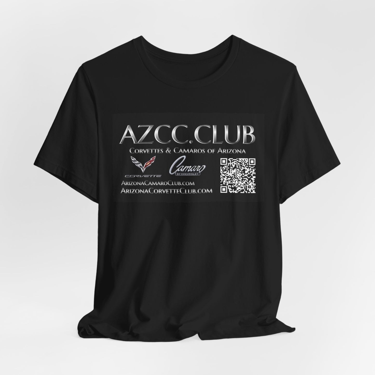 AZCC Club Logo T‑Shirt — Arizona Club Tee with QR Code