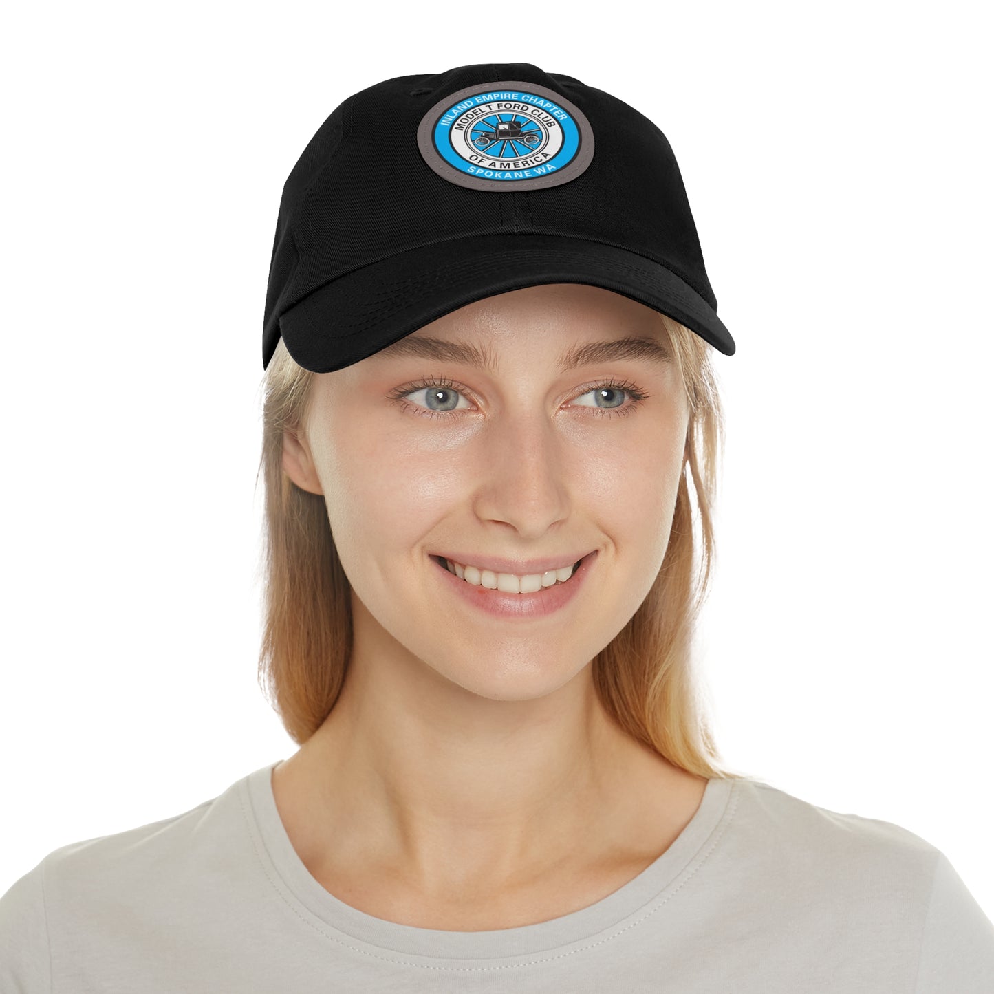 Inland Empire Chapter MTFCA Dad Hat with Leather Patch (Round)