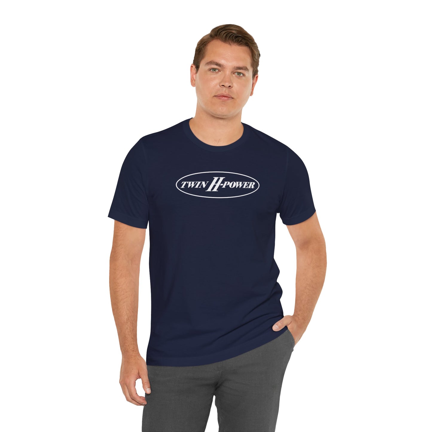 Hudson Essex Terraplane Club Twin H-Power Logo Tee - Unisex Jersey Short Sleeve Tee