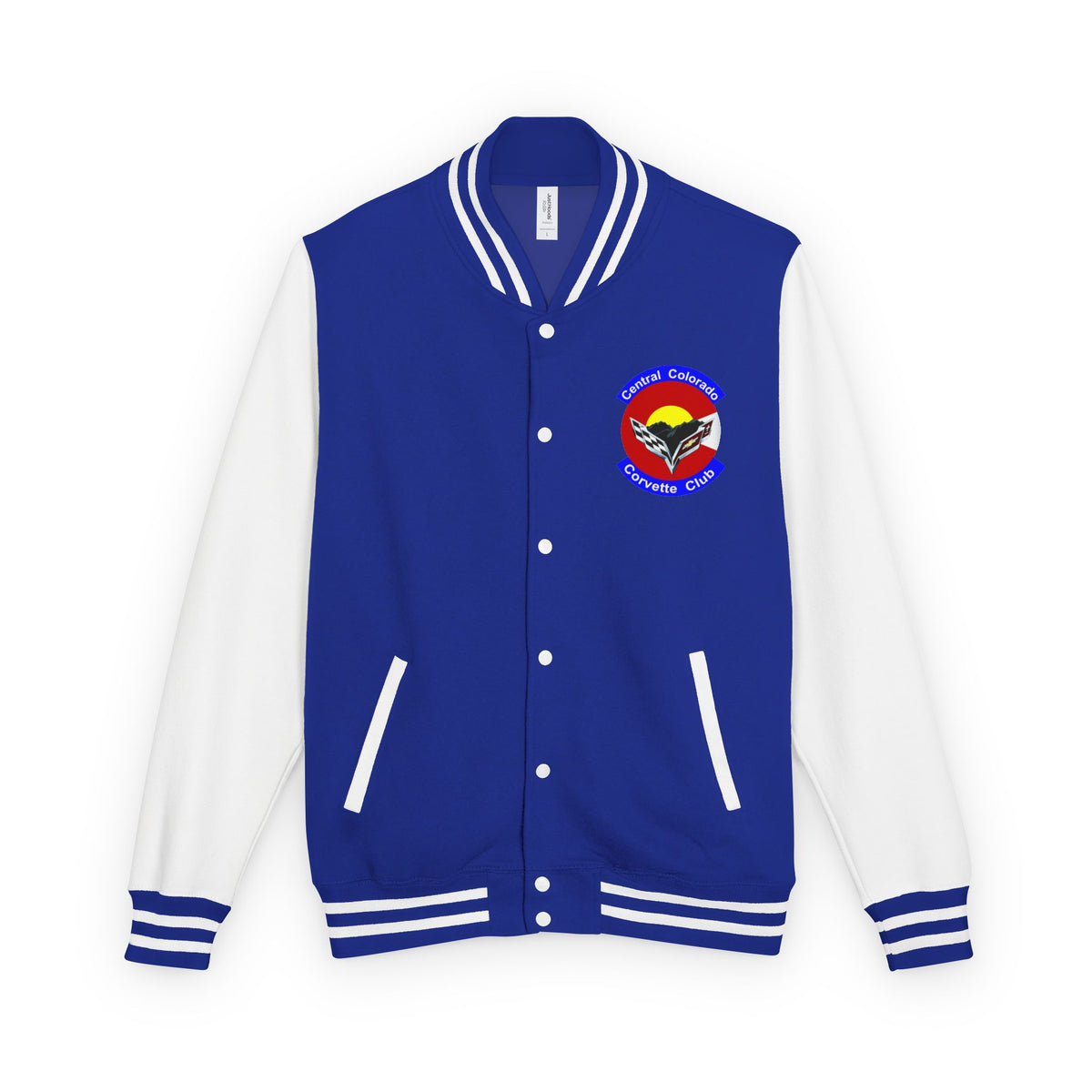 Central Colorado Corvette Club Varsity Letterman Jacket - Direct to Film Printed