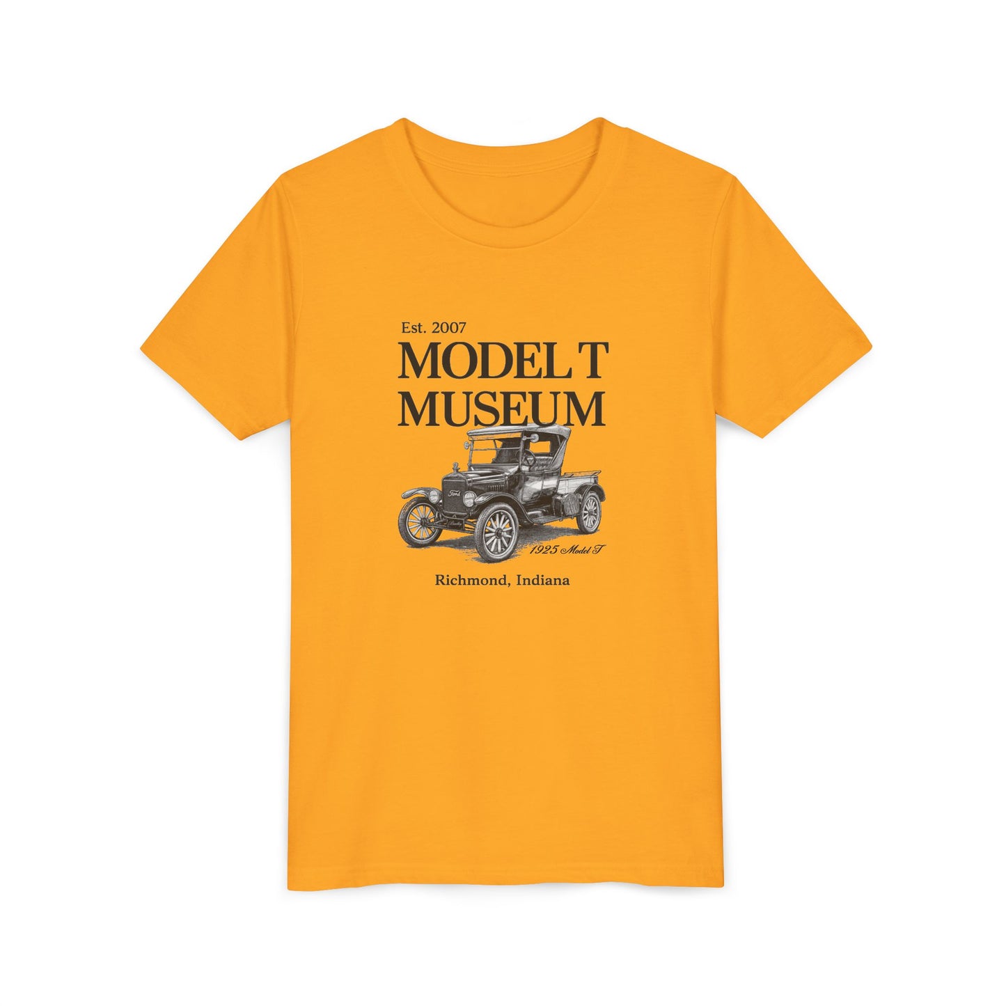 1925 Model T Pickup "Bradley" Museum Tee — Model T Museum Youth Tee (Richmond, Indiana)