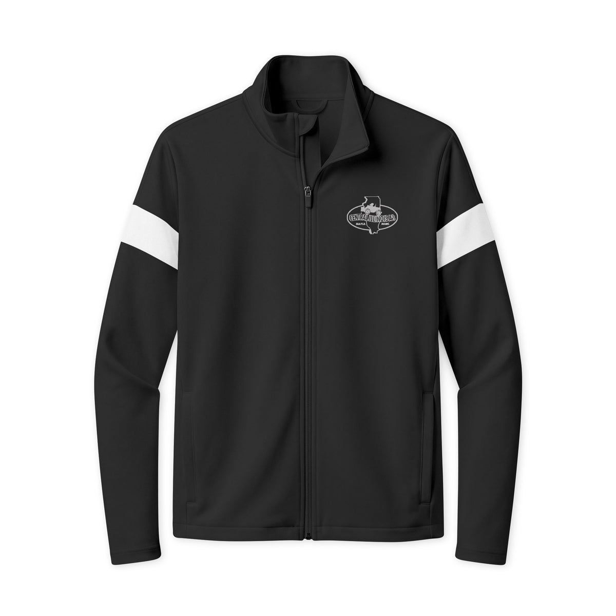 Central Illinois A's Travel Full-Zip Jacket - Front and Back Logos
