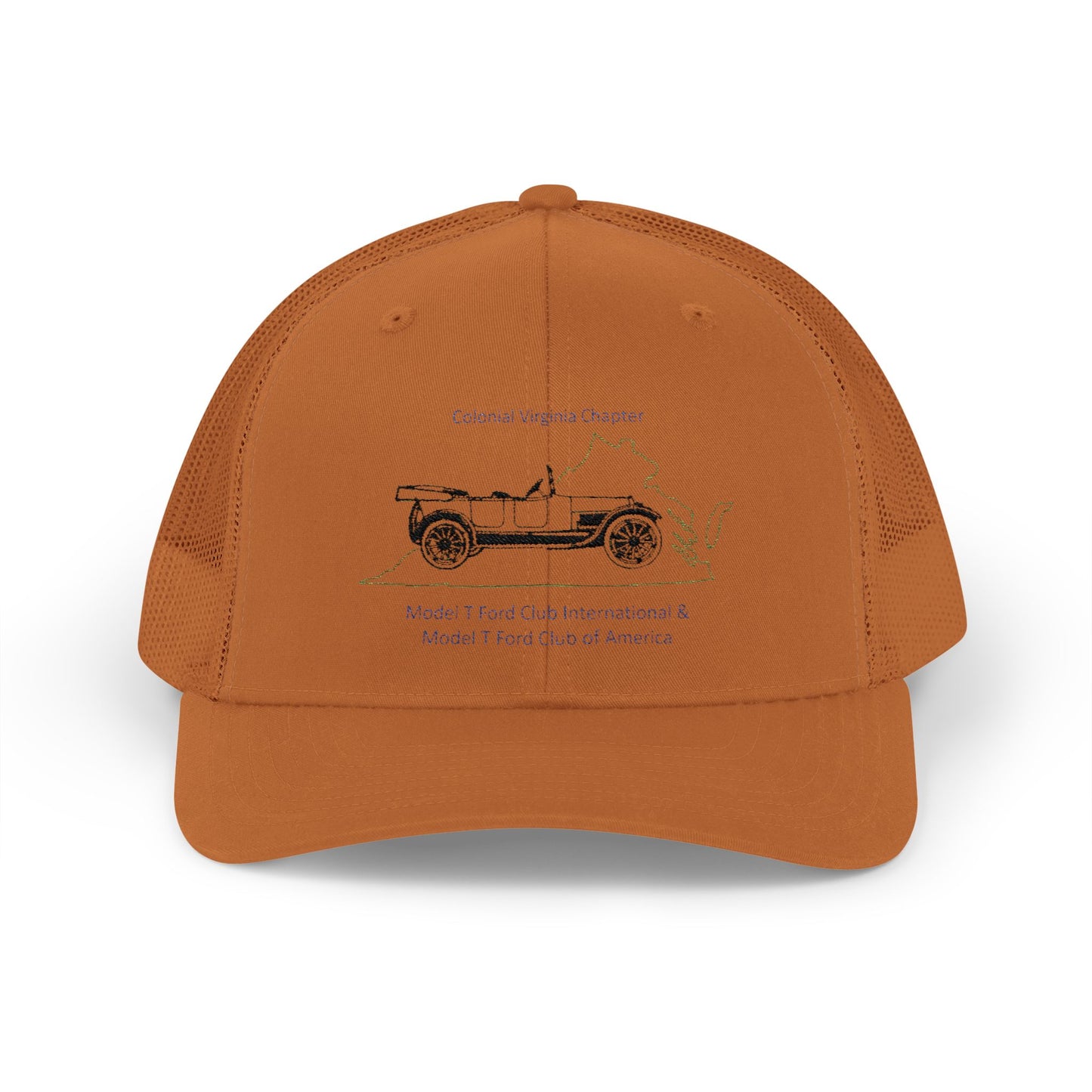 Colonial Virginia Chapter (Embroidered) Snapback Trucker Cap