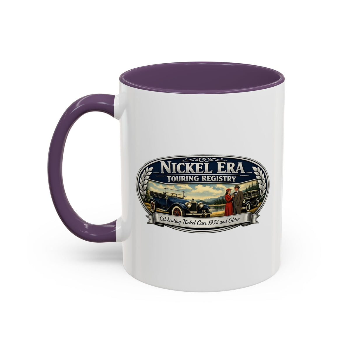 Nickel Era Touring Registry Coffee Mug — Vintage Classic Car Enthusiast Gift