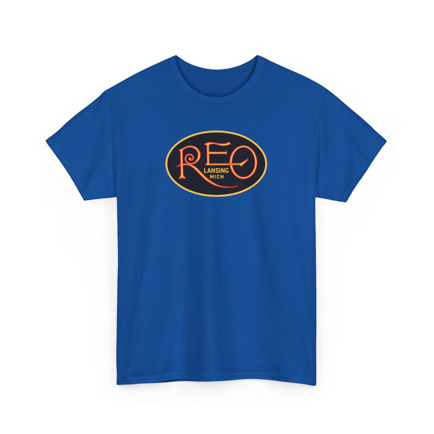 REO Logo T‑Shirt — Vintage Oval Graphic Tee