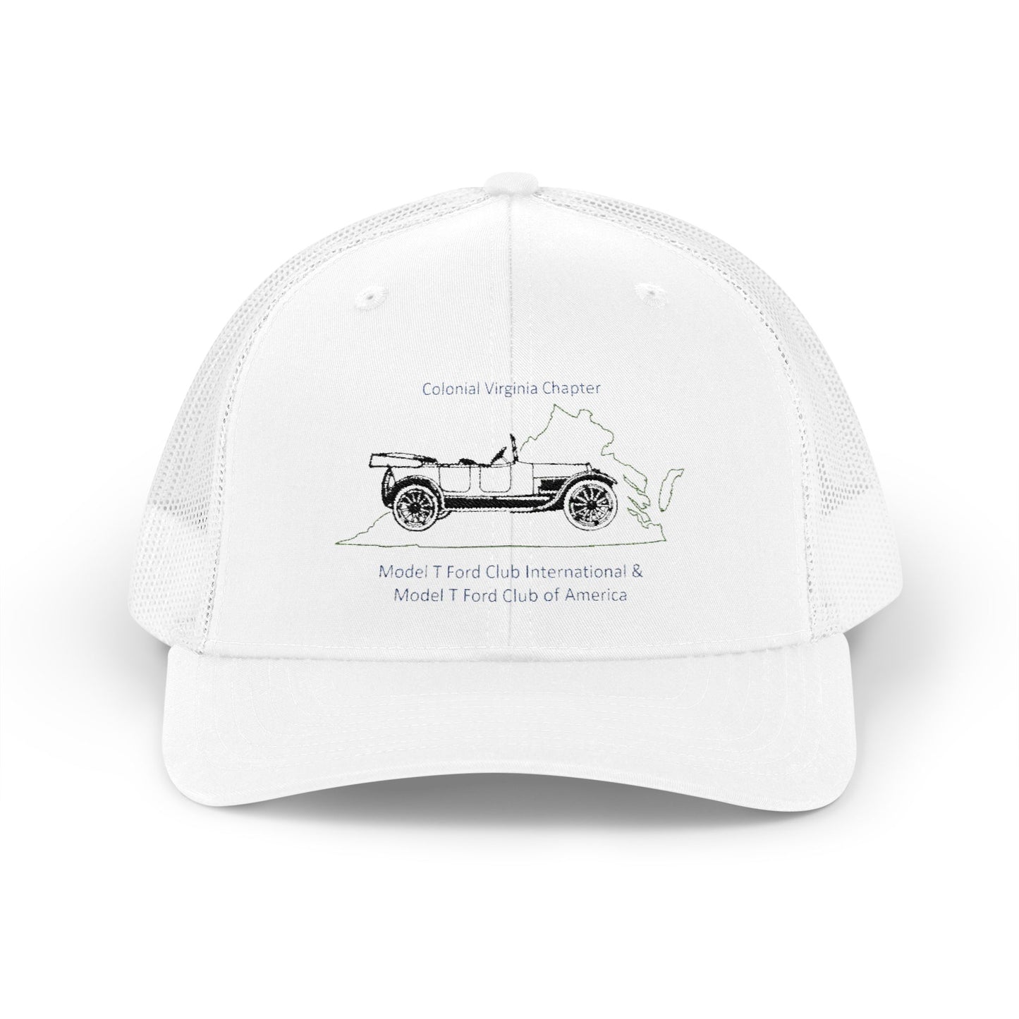 Colonial Virginia Chapter (Embroidered) Snapback Trucker Cap