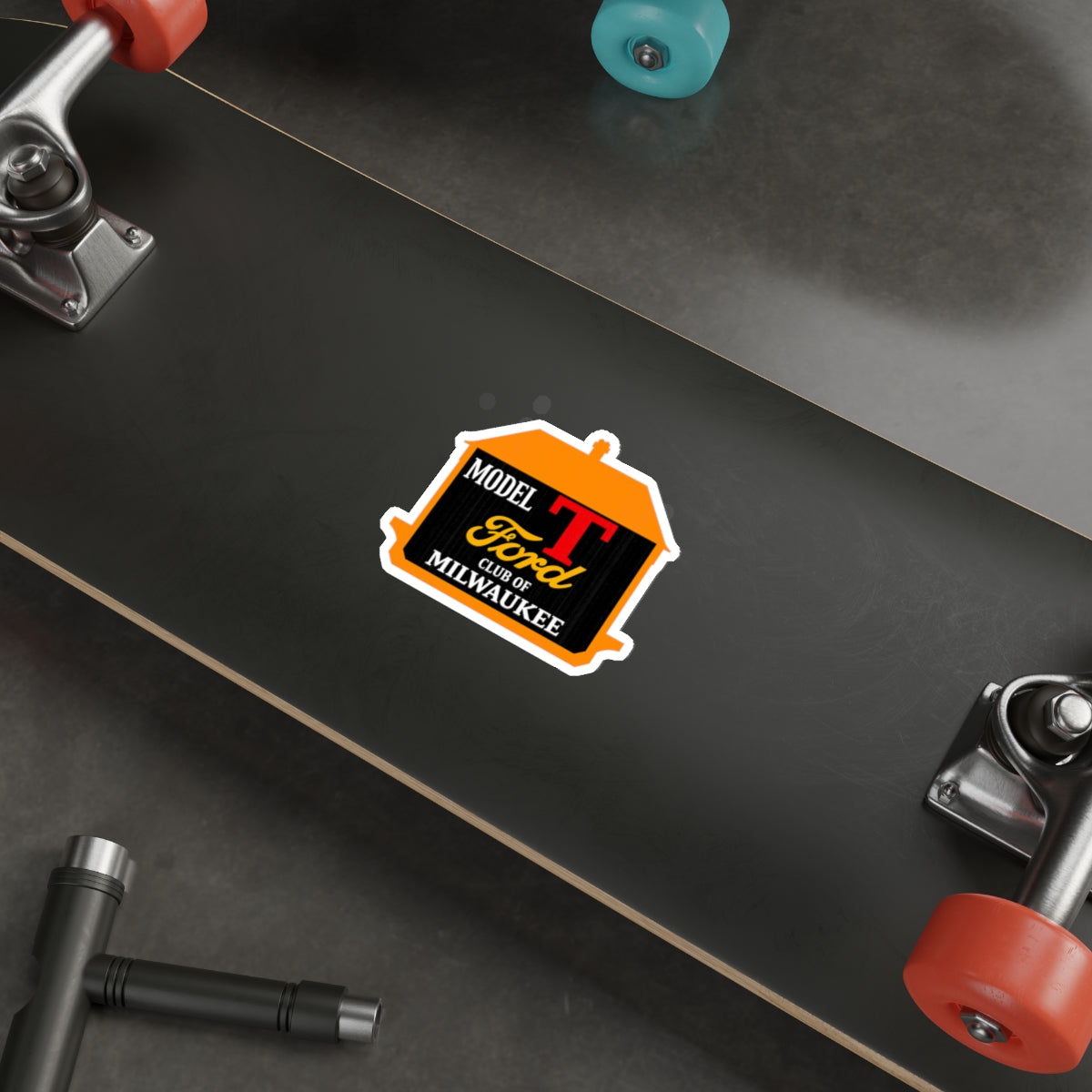 Greater Milwaukee Model T Ford Club Die-Cut Sticker — Great for Windshields!