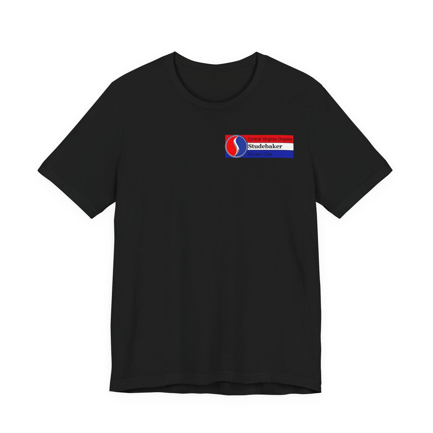 Central Virginia Chapter Studebaker Drivers Club - Unisex Jersey Short Sleeve Tee