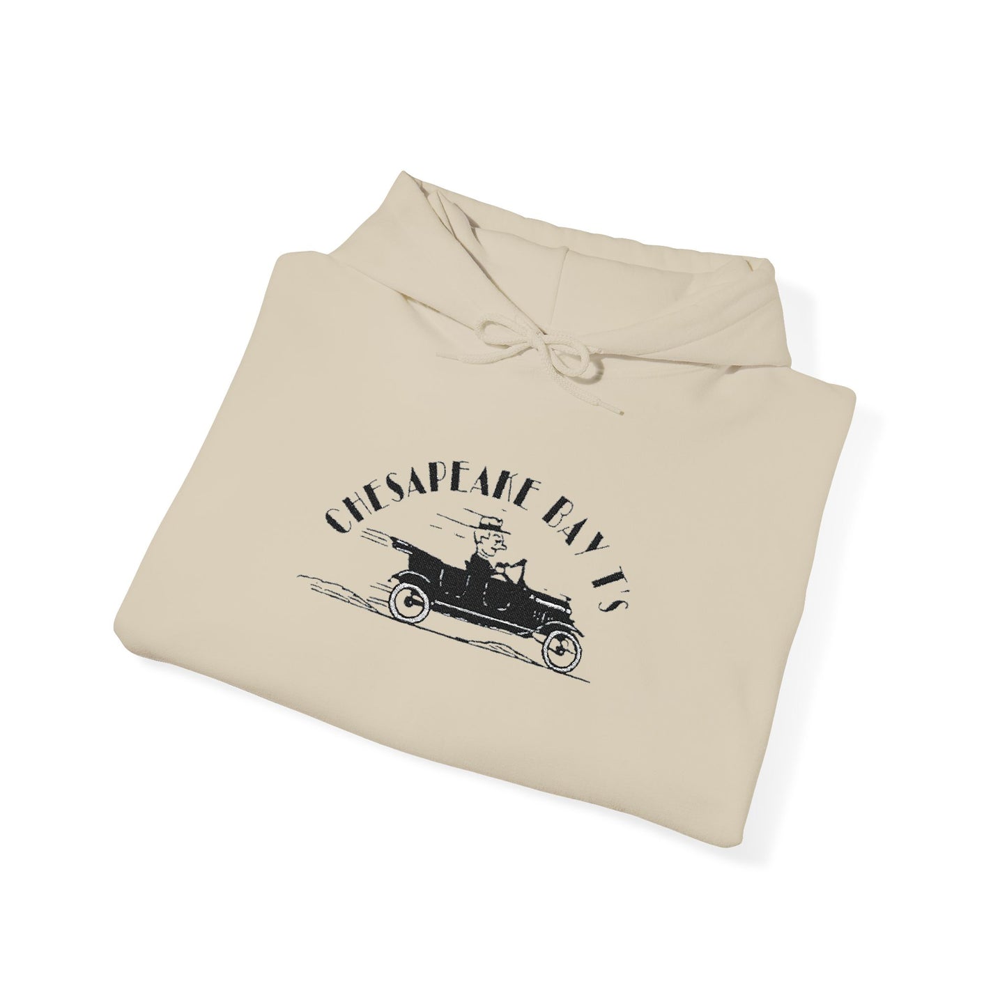 Chesapeake Bay T's Hoodie (Embroidered) — Vintage Graphic Sweatshirt