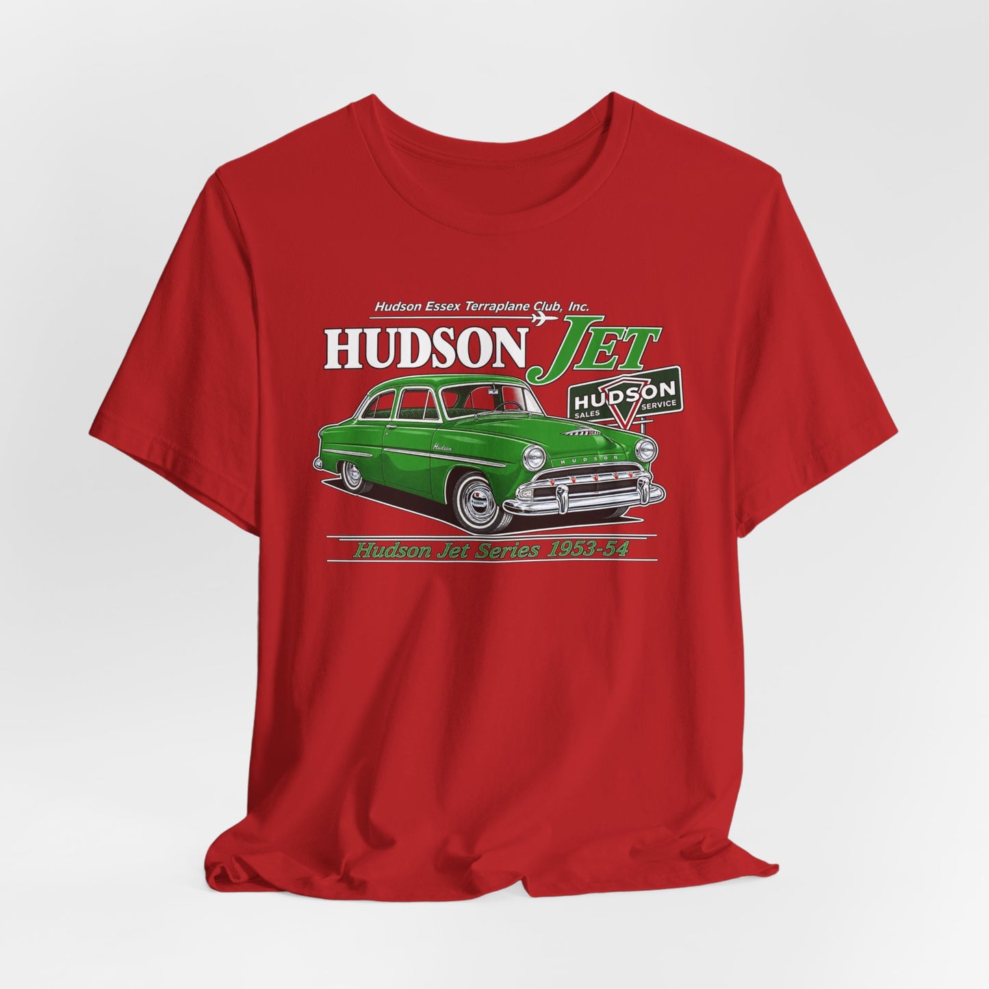 Hudson Essex Terraplane Club — Hudson Jet Classic Car T-Shirt  Vintage 1953–54