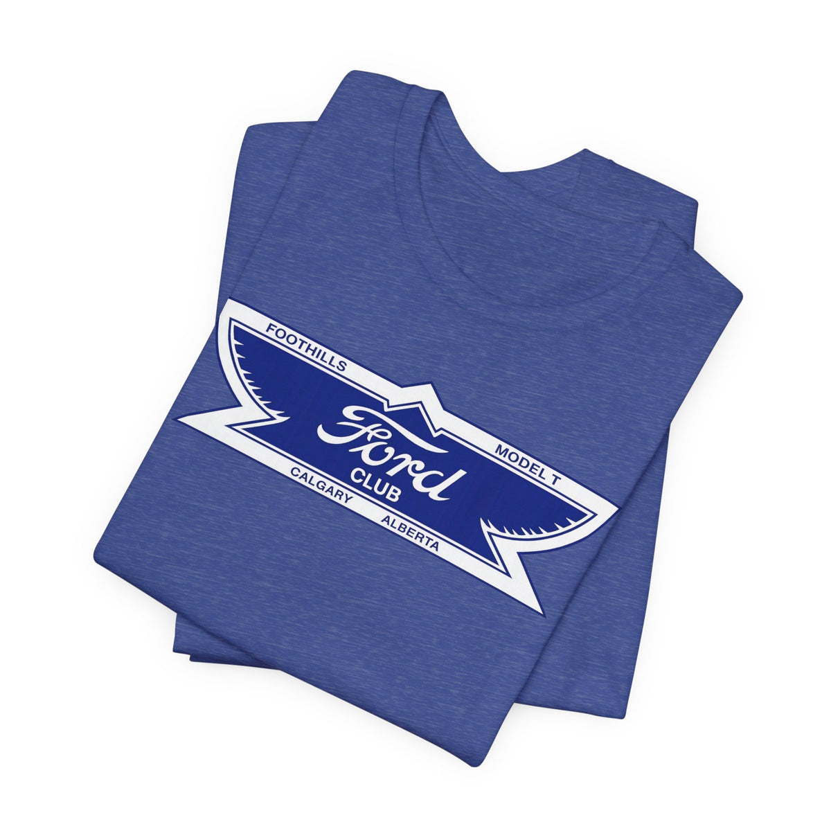 Foothills Model T Club Unisex Soft Tee -  Large Chest Logo