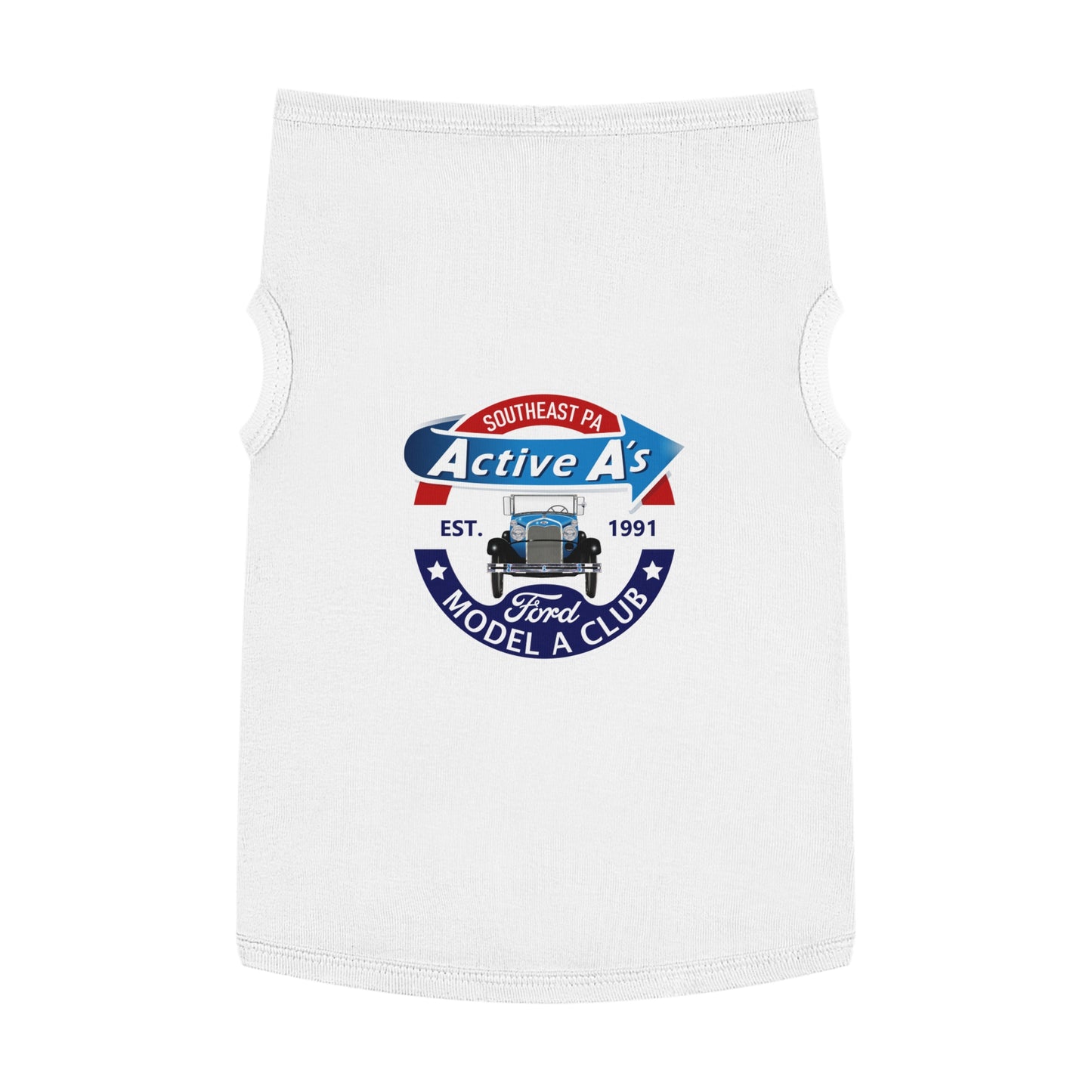 Active A's Ford Model A Club Logo Dog Shirt