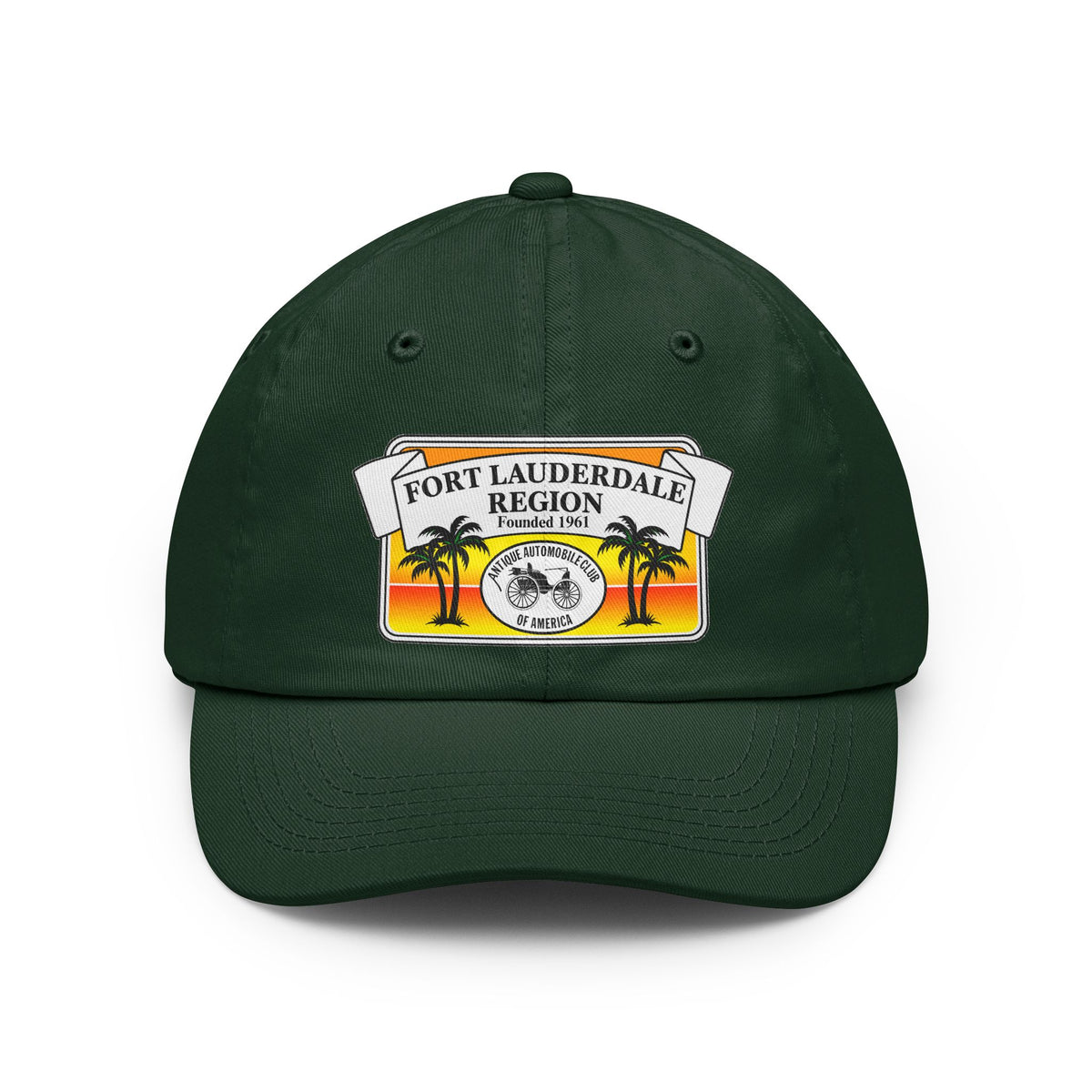 Fort Lauderdale Region AACA Printed Dad Hat — Vintage Beach Sunset Cap