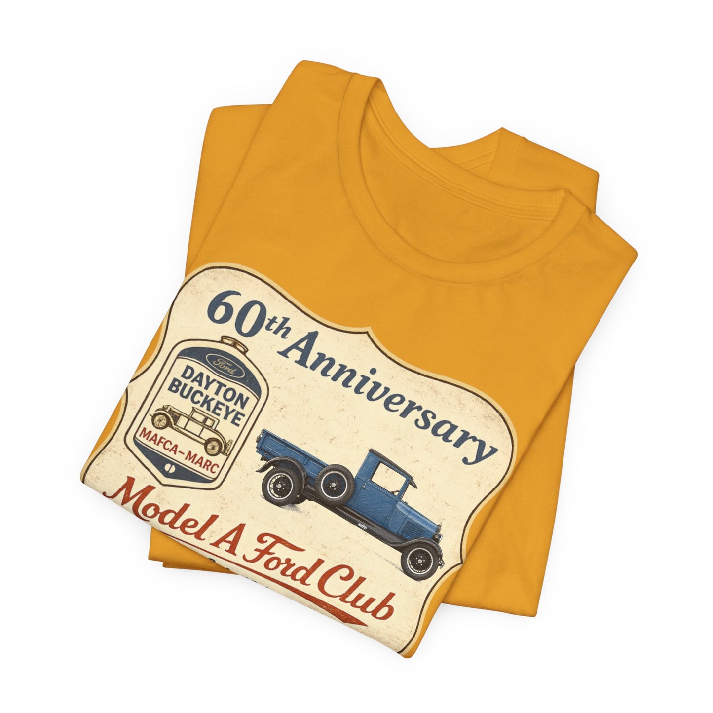 Dayton Buckeye Model A Ford Club 60th Anniversary Tee (RBS)