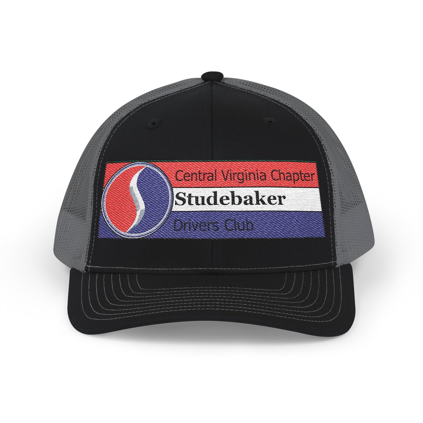 Central Virginia Chapter Studebaker Drivers Club Embroidered Snapback Trucker Cap - Richardson 112 Trucker Hat