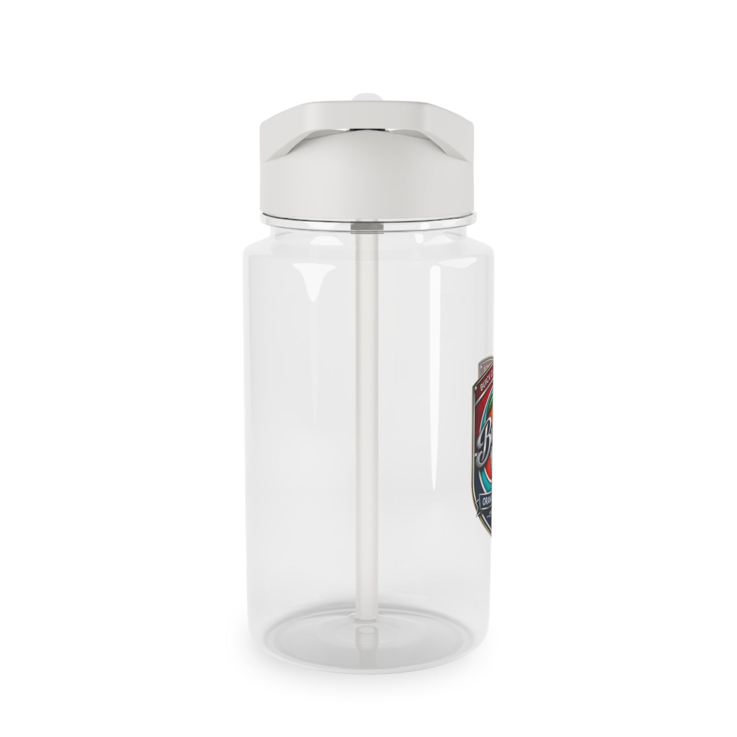 Buick Orange County Chapter Tritan Water Bottle — Clear Sports Bottle with Straw (Orange County Chapter)