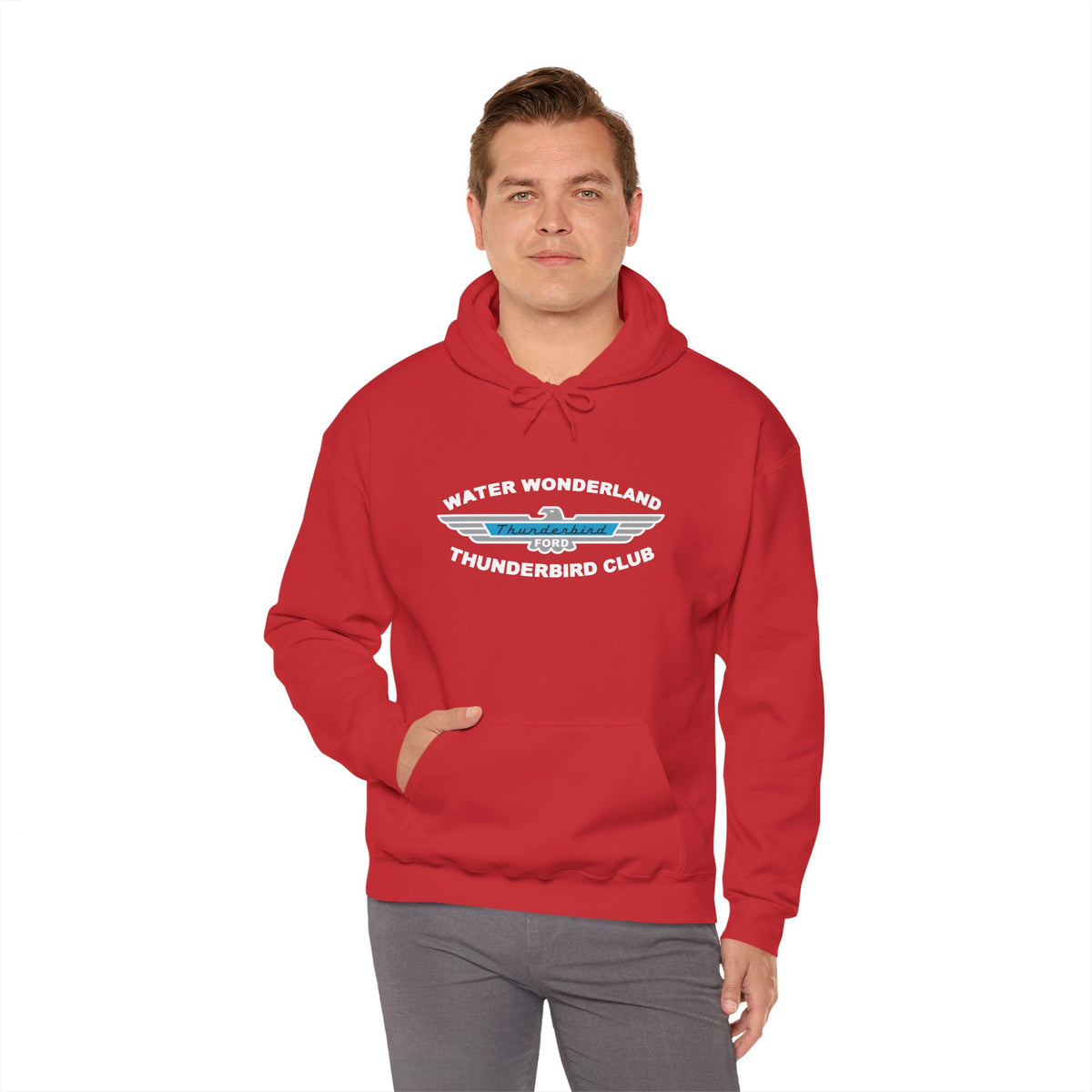Water Wonderland Thunderbird Club Hoodie — Unisex Heavy Blend™ Hooded Sweatshirt