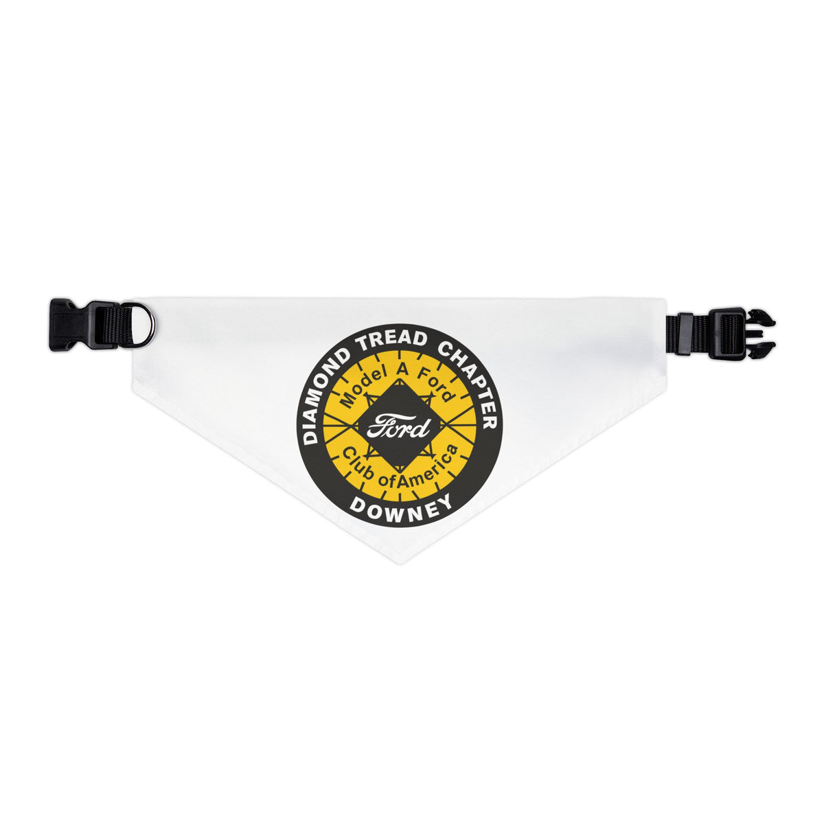 Diamond Tread Chapter Downey Logo Bandana for Dogs - Pet Bandana Collar