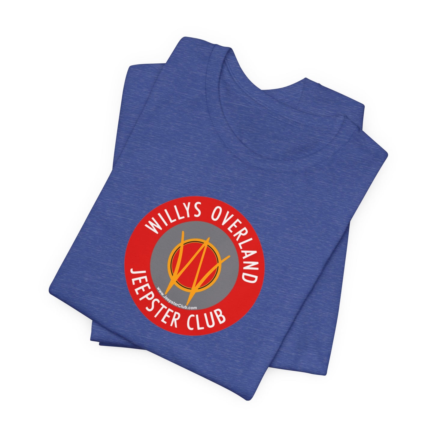 Willys Overland Jeepster Club Graphic Tee - Unisex Jersey Short Sleeve Tee